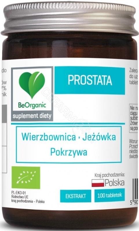 BeOrganic by Aliness Prostata BIO 400 mg 100 tabletek BeOrganic by Aliness Prostata BIO 400 mg 100 tabletek