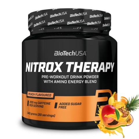 BioTech USA Nitrox Therapy 340 g o smaku tropikalnym BioTech USA Nitrox Therapy 340 g o smaku tropikalnym