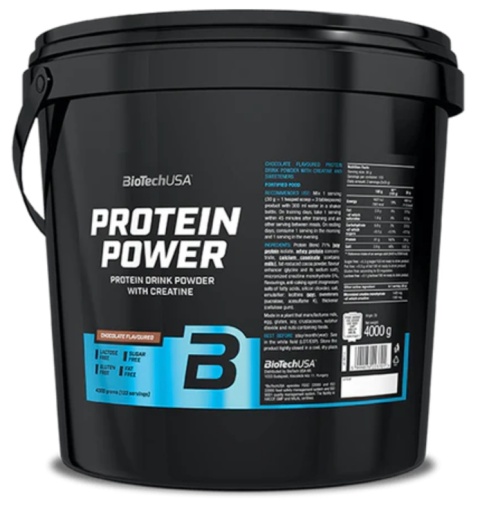 BioTech USA Protein Powder 4kg o smaku czekoladowym BioTech USA Protein Powder 4kg o smaku czekoladowym
