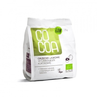 COCOA Orzechy Laskowe W Czekoladzie Kokosowej BIO 70 g