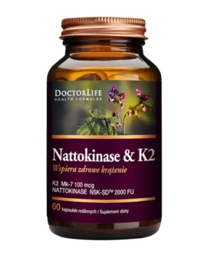 Doctor Life Nattokinase & K2 60 kapsułek roślinnych