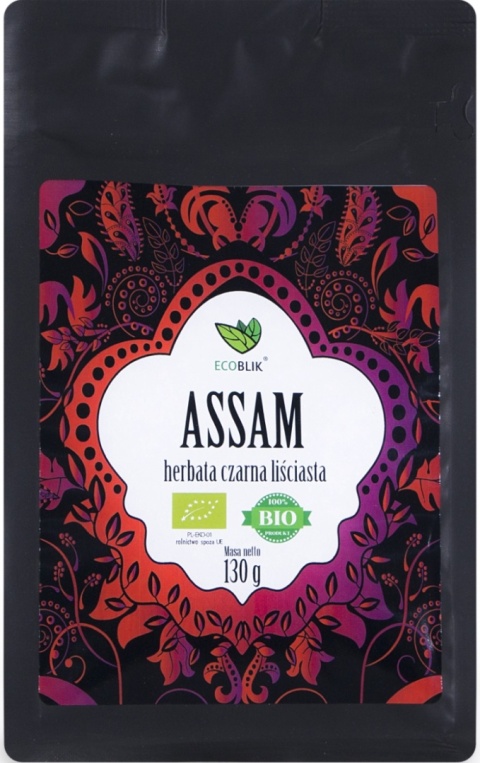 EcoBlik Herbata ekologiczna czarna liściasta ASSAM 130 g