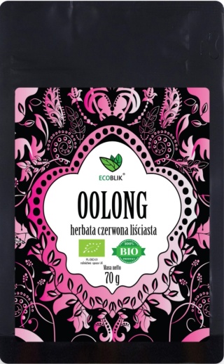 EcoBlik Herbata ekologiczna czerwona liściasta OOLONG 70 g