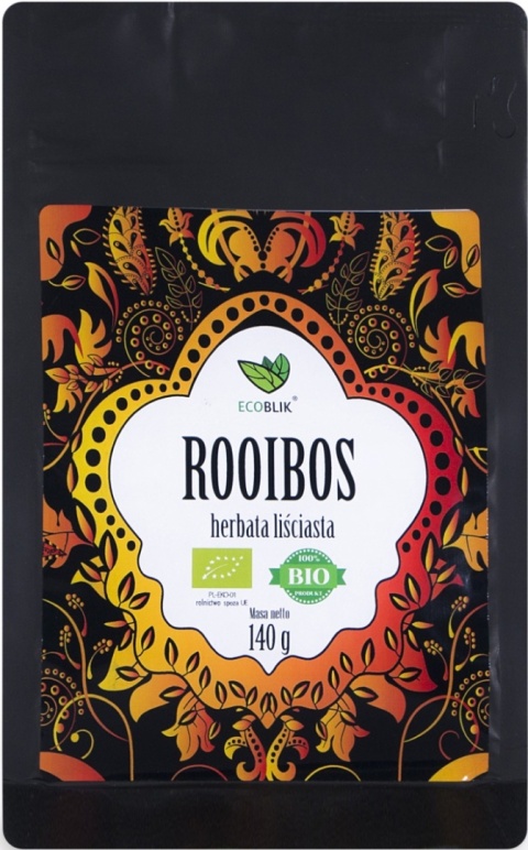 EcoBlik Herbata ekologiczna liściasta ROOIBOS 140 g