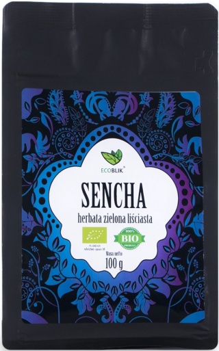 EcoBlik Herbata ekologiczna zielona liściasta SENCHA 100 g