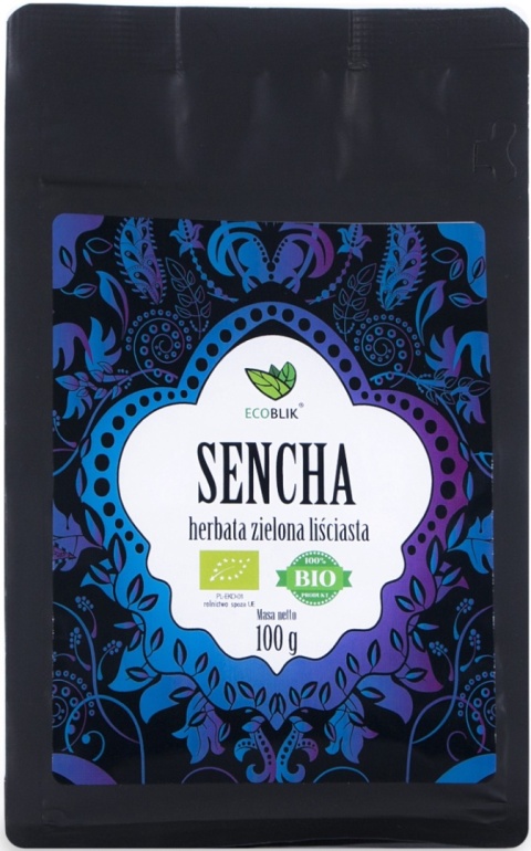 EcoBlik Herbata ekologiczna zielona liściasta SENCHA 100 g