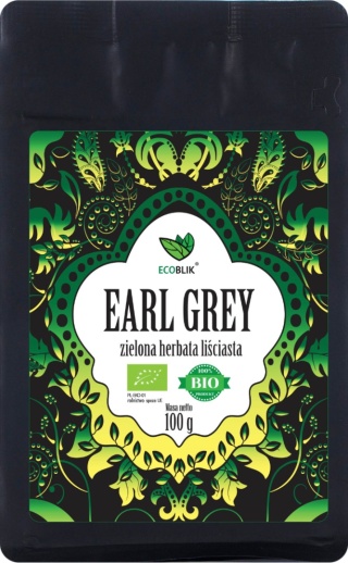 EcoBlik Herbata zielona EARL GREY 100 g