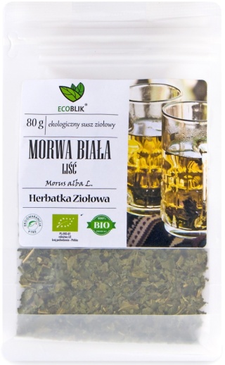 EcoBlik Morwa Biała Liść EKO 80 g