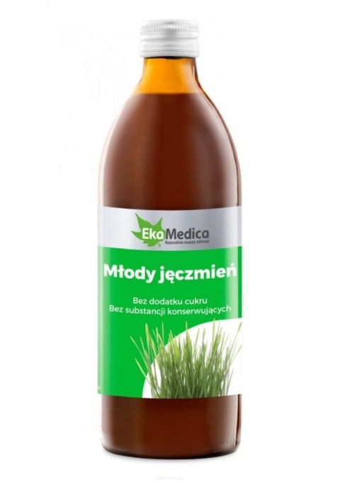 EkaMedica Sok z młody jęczmień 0,5l EkaMedica Sok z młody jęczmień 0,5l
