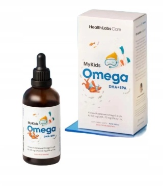 Health Labs Care MyKids Omega DHA+EPA 100ml smak truskawkowy
