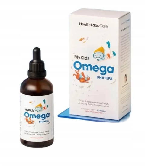 Health Labs Care MyKids Omega DHA+EPA 100ml smak truskawkowy