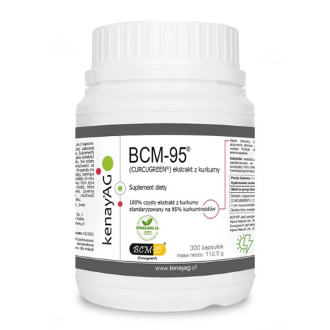 Kenay Kurkuma BCM-95 300 kapsułek Kenay Kurkuma BCM-95 300 kapsułek