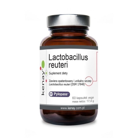 Kenay Lactobacillus reuteri Pylopass® 60 kapsułek Kenay Lactobacillus reuteri Pylopass® 60 kapsułek