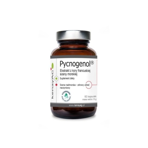 Kenay Pycnogenol® Ekstrakt z kory francuskiej sosny morskiej 60 kapsułek Kenay Pycnogenol® Ekstrakt z kory francuskiej sosny morskiej 60 kapsułek