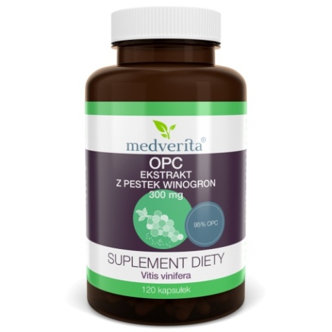 Medverita OPC 95% 300 mg 120 kapsułek Medverita OPC 95% 300 mg 120 kapsułek