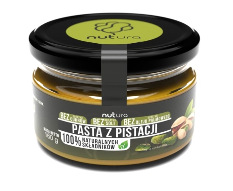 NUTURA Pasta z pistacji 160 g NUTURA Pasta z pistacji 160 g