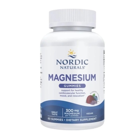 Nordic Naturals Magnesium Gummies Blueberry Lavender 60 żelek Nordic Naturals Magnesium Gummies Blueberry Lavender 60 żelek