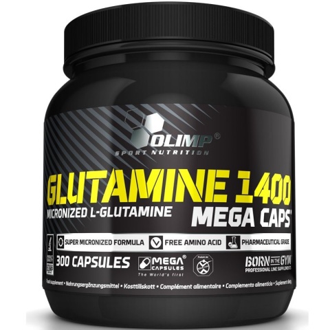 Olimp Glutamine 1400 Mega Caps 300 kapsułek Olimp Glutamine 1400 Mega Caps 300 kapsułek