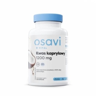 Osavi Caprylic Acid kwas kaprylowy 1200mg 120 kapsułek żelowych
