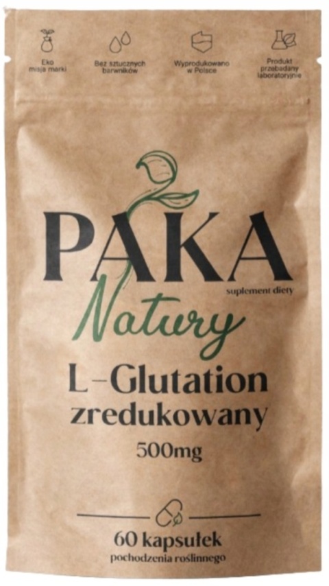Paka Natury L-Glutation zredukowany 60 kapsułek Paka Natury L-Glutation zredukowany 60 kapsułek