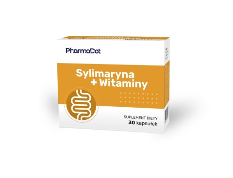 PharmaDot Sylimaryna + Witaminy 30 kapsułek PharmaDot Sylimaryna + Witaminy 30 kapsułek