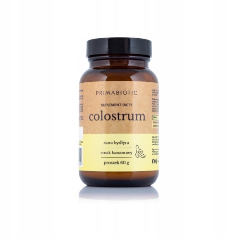 PrimaBiotic Colostrum o smaku bananowym w proszku 60g PrimaBiotic Colostrum o smaku bananowym w proszku 60g