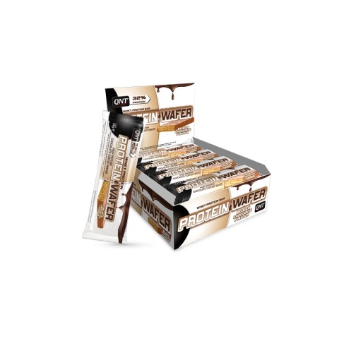 QNT Protein Wafer 32% 12 szt 35g o smaku czekoladowym QNT Protein Wafer 32% 12 szt 35g o smaku czekoladowym