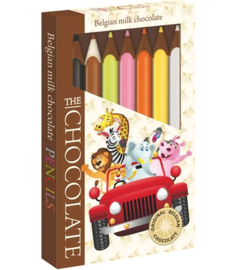 Severka Belgijskie czekoladowe kredki Safari 100 g Severka Belgijskie czekoladowe kredki Safari 100 g