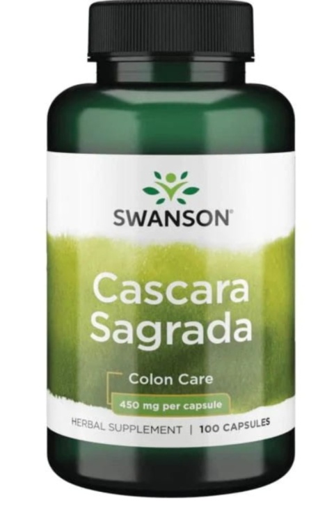 Swanson Cascara Sagrada 450 mg 100 kapsułek