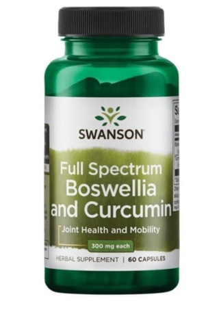 Swanson Full Spectrum Boswellia + Curcumin 60 kapsułek