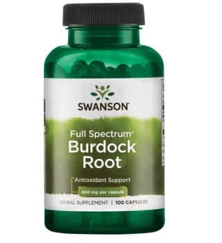Swanson Full Spectrum Burdock Root 460 mg 100 kapsułek