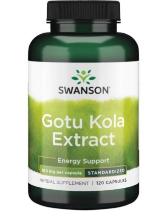 Swanson Gotu Kola ekstrakt 100 mg 120 kapsułek