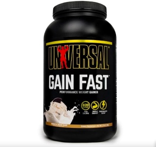 Universal Nutrition Gain Fast 3100 o smaku waniliowym 2260 g