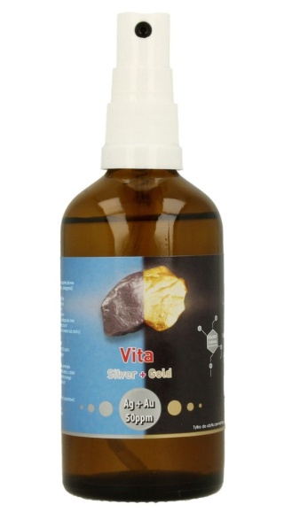 Vitacolloids Vita Silver + Gold Ag + Au 50 ppm atomizer 100 ml