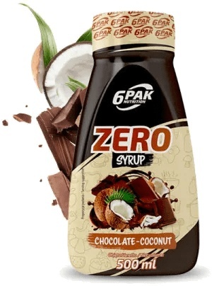 6PAK Syrop Zero 500ml o smaku czekoladowo-kokosowym 6PAK Syrop Zero 500ml o smaku czekoladowo-kokosowym