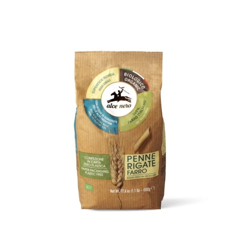 Alce Nero Makaron Z Płaskurki Penne BIO 500 g Alce Nero Makaron Z Płaskurki Penne BIO 500 g