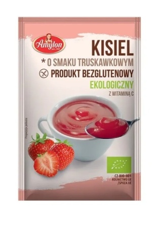 Amylon Kisiel Instant O Smaku Truskawkowym Bezglutenowy BIO 30 g