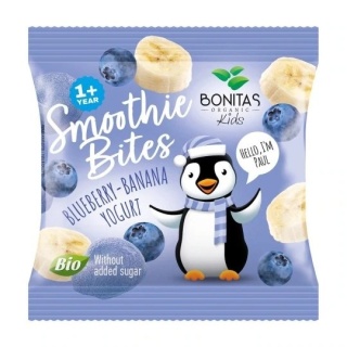 BONITAS Liofilizowana przekąska borówka-banan-jogurt BIO 10gr