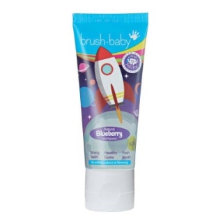 BRUSH-BABY Blueberry 1350 ppm pasta do zębów jagodowa 50 ml