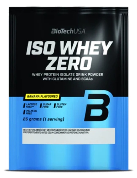 BioTech USA Iso Whey 25g lactose reduced o smaku bananowym BioTech USA Iso Whey 25g lactose reduced o smaku bananowym