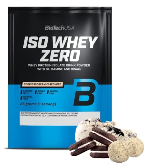 BioTech USA Iso Whey 25g lactose reduced o smaku ciasteczek z kremem BioTech USA Iso Whey 25g lactose reduced o smaku ciasteczek z kremem