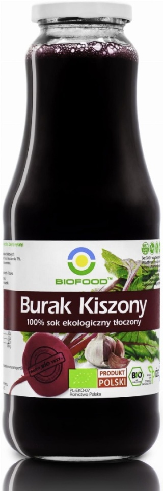 Biofood Sok Z Buraka Kiszonego NFC Bezglutenowy BIO 1 l