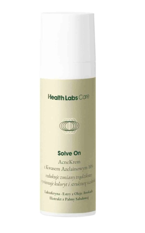 Health Labs Care Solve On AcneKrem z kwasem azelainowym 10% 30 ml Health Labs Care Solve On AcneKrem z kwasem azelainowym 10% 30 ml