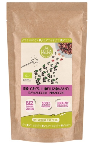 Helpa Grys Liofilizowany (Kawałeczki Porzeczki) BIO 20 g