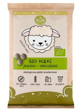 Helpa Kulki Jaglano - Orkiszowe Bez Dodatku Cukrów BIO 160 g