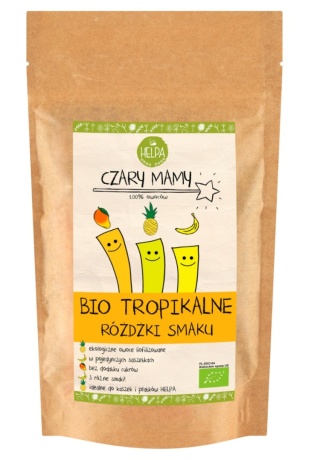 Helpa Różdżki Smaku Tropikalne Liofilizowane Owoce BIO (9x2 g) 18 g