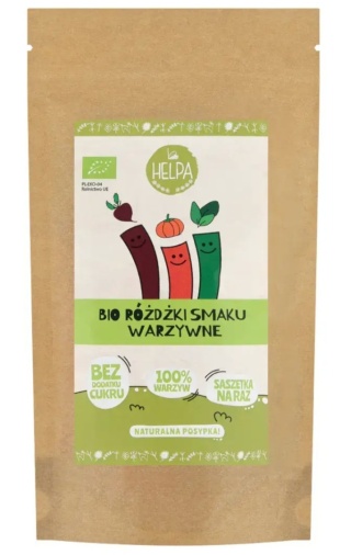Helpa Różdżki Smaku Warzywne Liofilizowane Warzywa BIO (9x2 g) 18 g