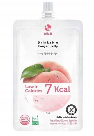 Jelly.B Galaretka Jelly Konjac brzoskwinia 150 ml