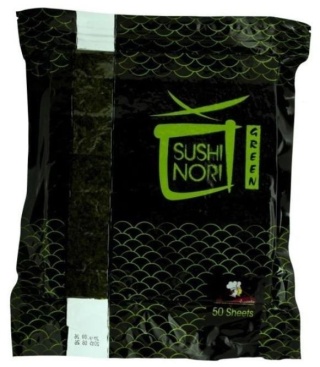 Kuchnie Świata Glony Nori algi Green 115 g 50 arkuszy