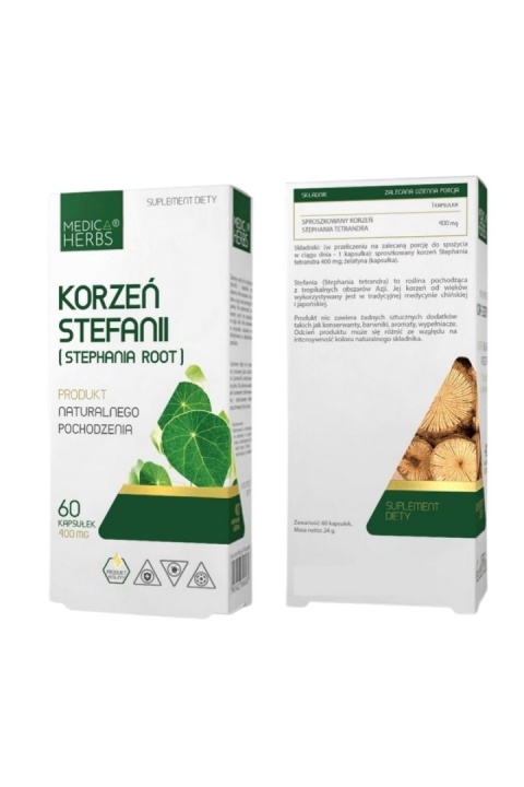 Medica Herbs Korzeń Stefanii 60 kapsułek Medica Herbs Korzeń Stefanii 60 kapsułek